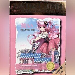 NIB Rude Cosmetics 
Manga Anime 35 Eyeshadow Palette